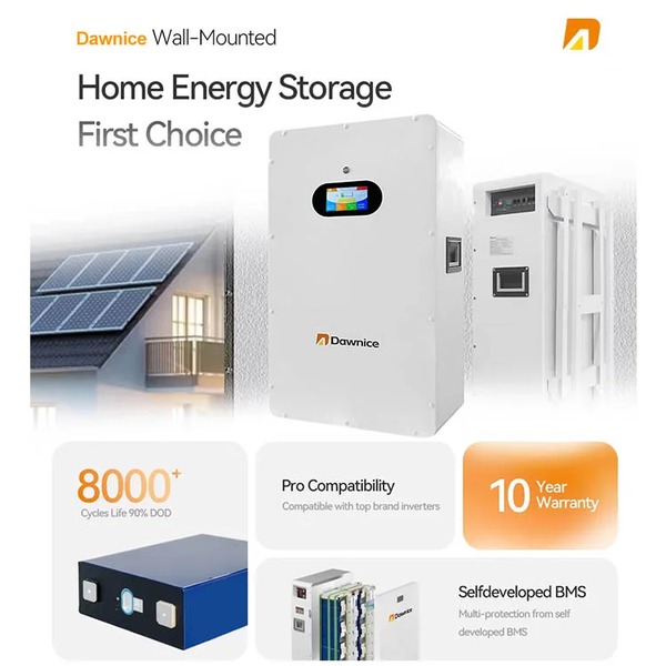 PowerFly HZEB-LCT-5 5.12kWh Wall-Mounted Battery view 3